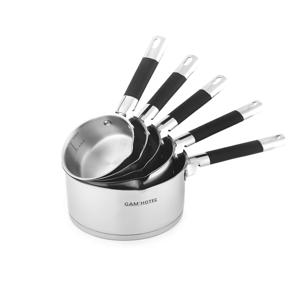 5 Casseroles Inox induction Gam Hotel - Mathon - 1