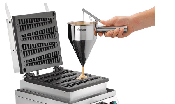 Gaufrier MDI lolly 400, 4 gaufre en épi, triangulaire - Bartscher - Mathon - 2