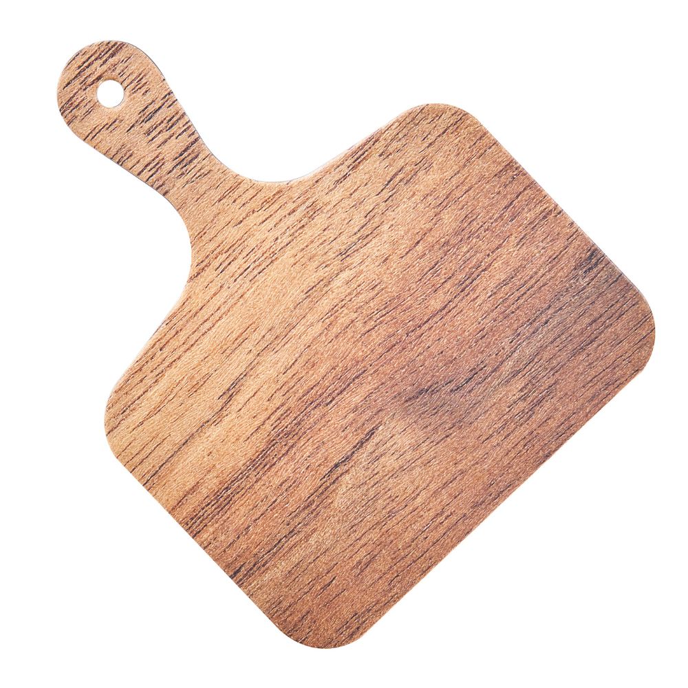 Lot de 3 planches effet bois foncé, en mélamine Plastorex - Mathon - 1