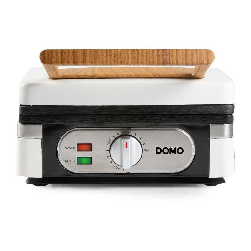 Gaufrier - Domo - Do9274w - 1400 W - 2 Gaufres Xl - Blanc Domo - Mathon - 6