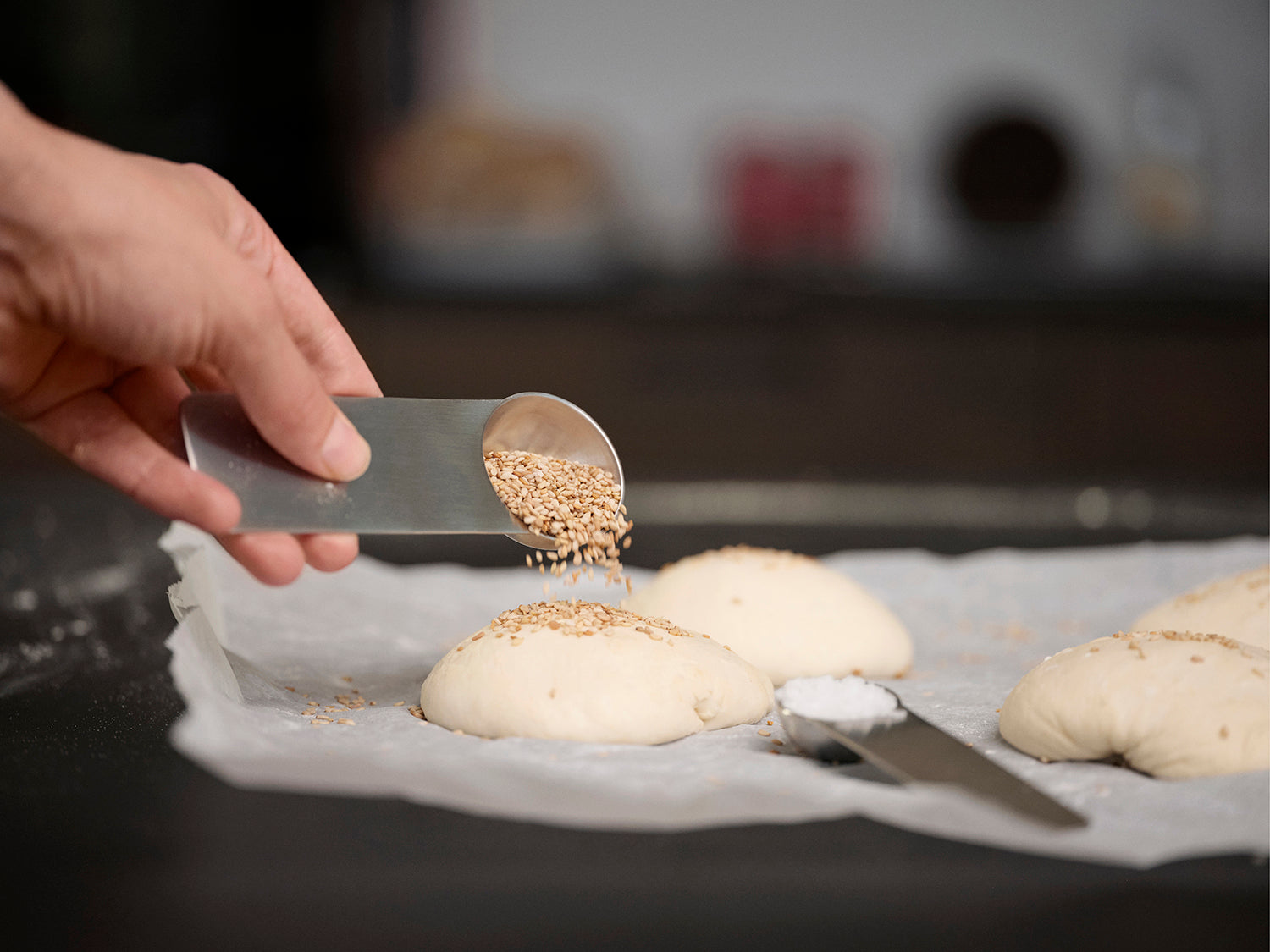 Ensemble 2 cuillères doseuses SINGLES en acier inoxydable Acier Zone Denmark - Mathon - 2