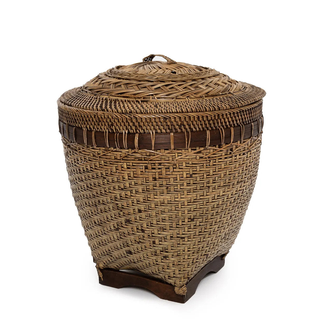 Le Panier Colonial Storage - Naturel Marron - M Bazar Bizar - Mathon - 1