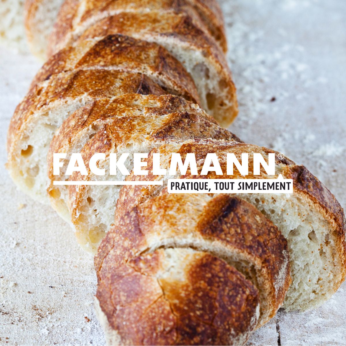 Sac de conservation pour baguette de pain en coton  Nature Fackelmann - Mathon - 6