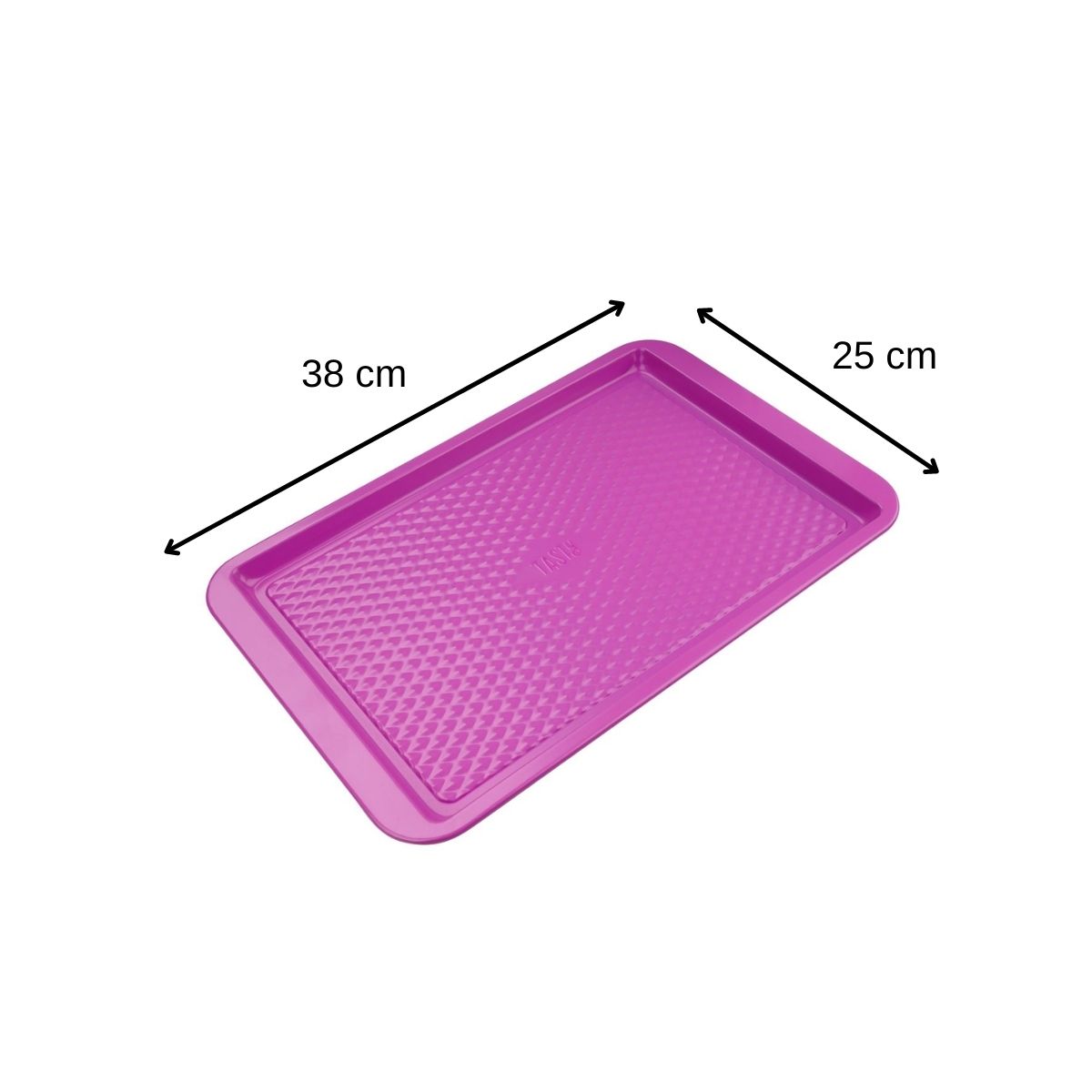 Plaque de four rectangulaire fuchsia 38 x 25 cm Tasty Pâtisserie Tasty - Mathon - 3