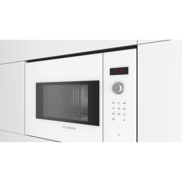 Micro-onde Encastrable - Bosch Ser4 - Bfl523mw1f - Blanc - 59,4 X 31,7 Bosch - Mathon - 4