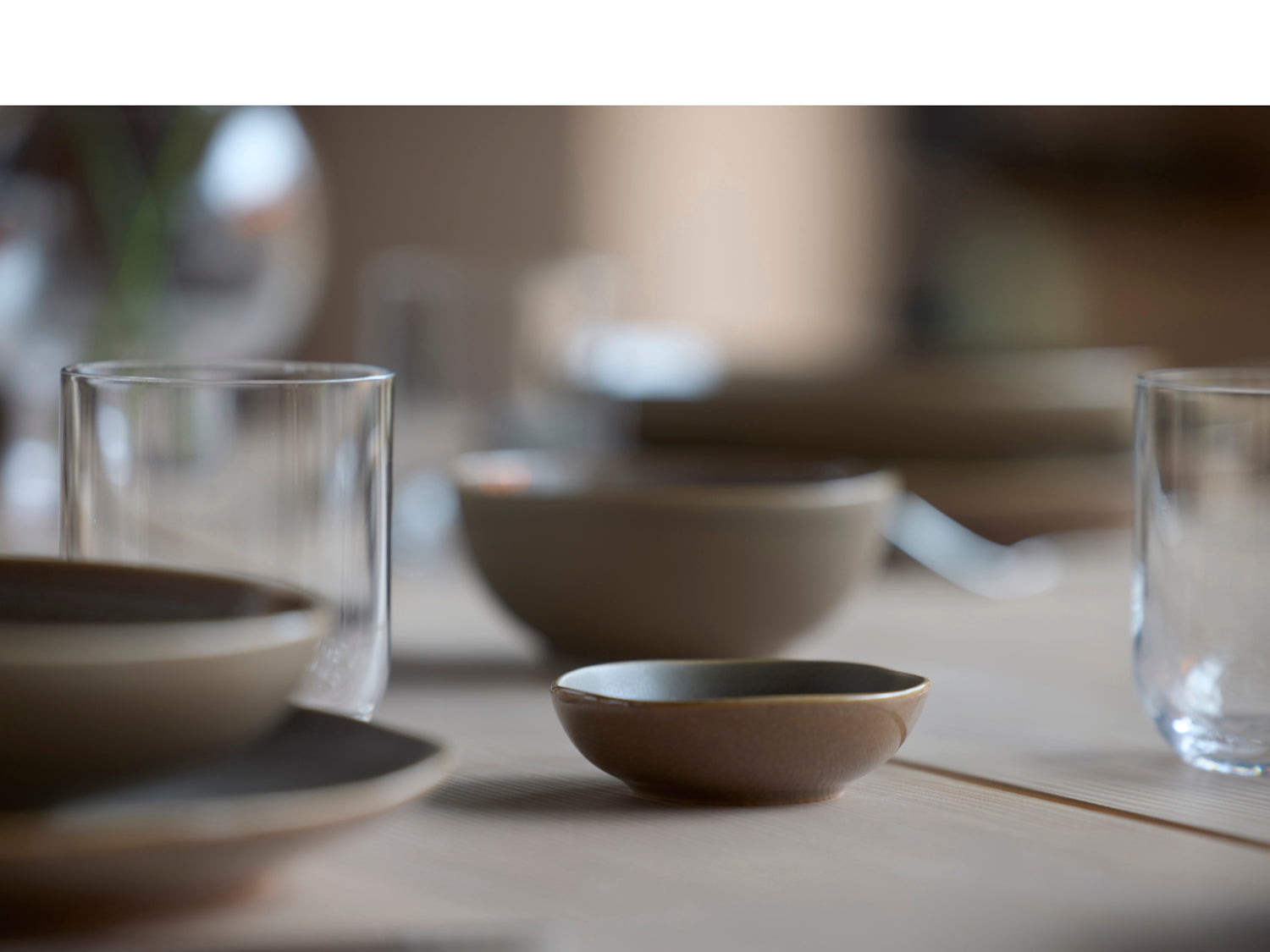 Bol à soja Shoku en Grès Marron chaud Villa Collection - Mathon - 6