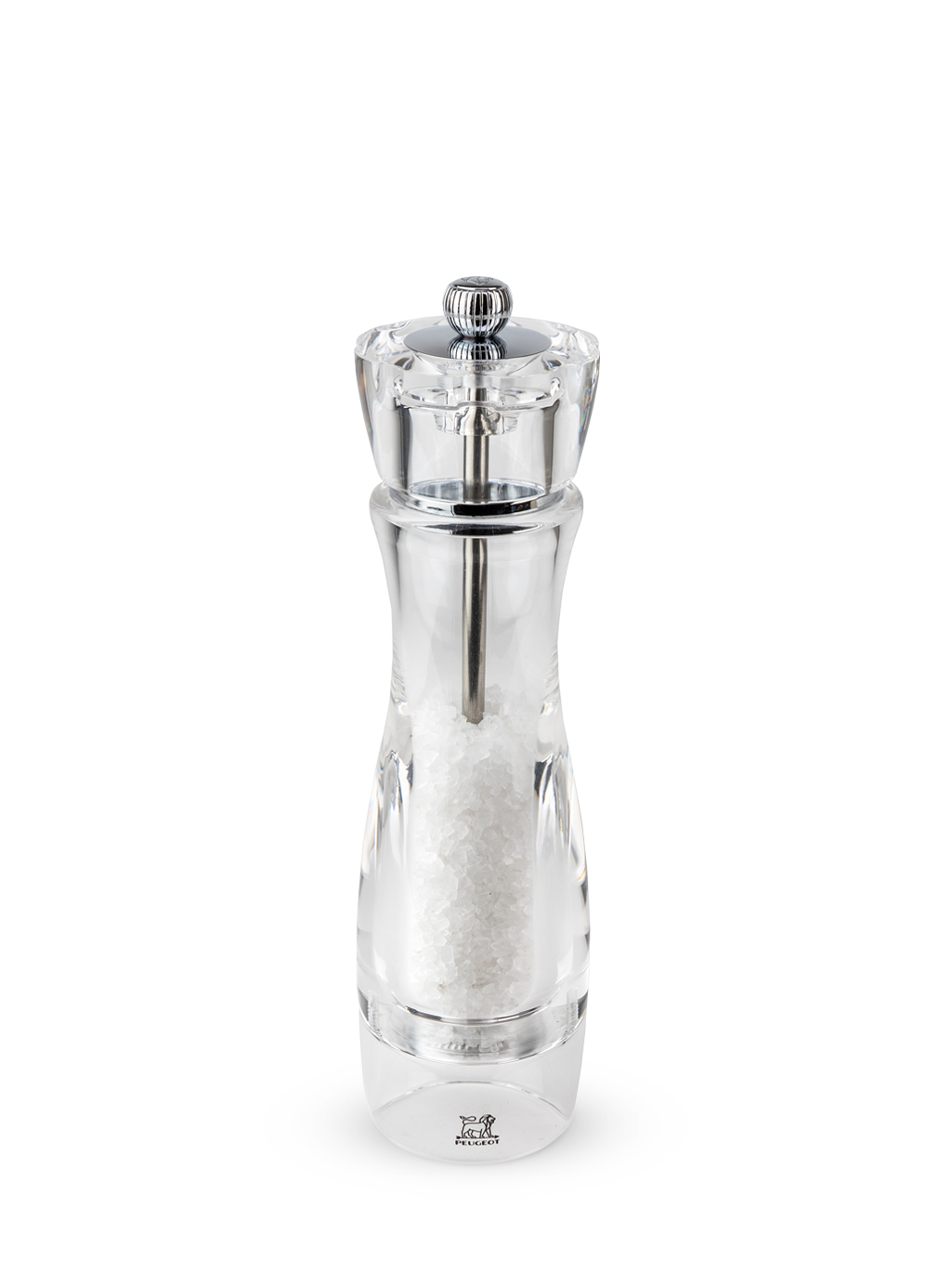 Vittel Moulin à sel manuel transparent 23 cm Peugeot - Mathon - 1