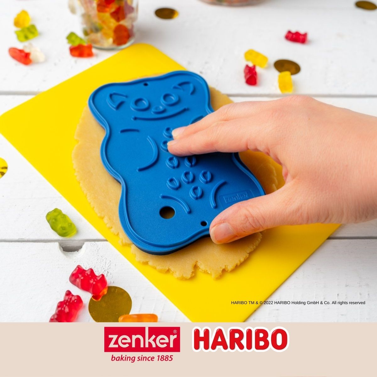Emporte-pièce biscuits 2 en 1 en plastique Zenker Haribo Zenker - Mathon - 5
