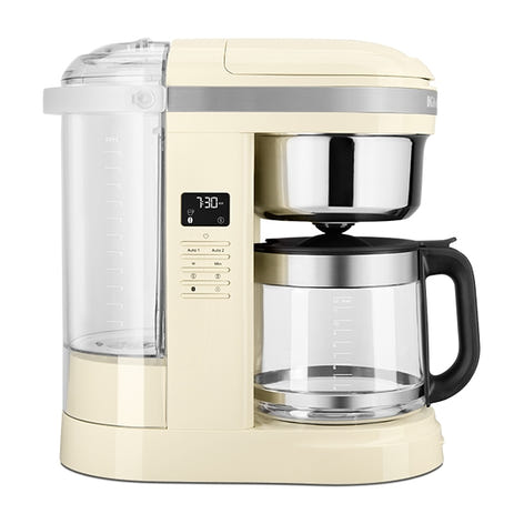 Machine à café électrique crème 1,7 L 1100 W 5KCM1209EAC Kitchenaid - Mathon - 1