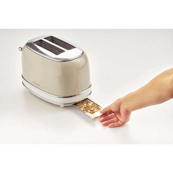 Grille-pain 2 fentes Vintage Beige 810 W 155 Ariete - Mathon - 3