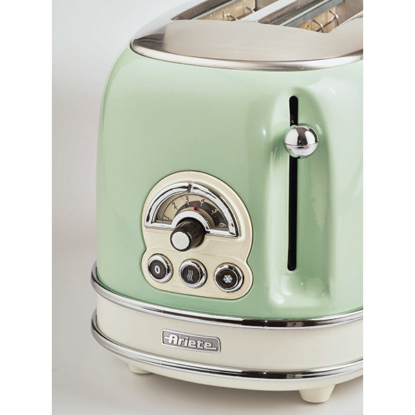 Grille pain 2 fentes Vintage Verde 810 W Ariete 155 Ariete - Mathon - 4