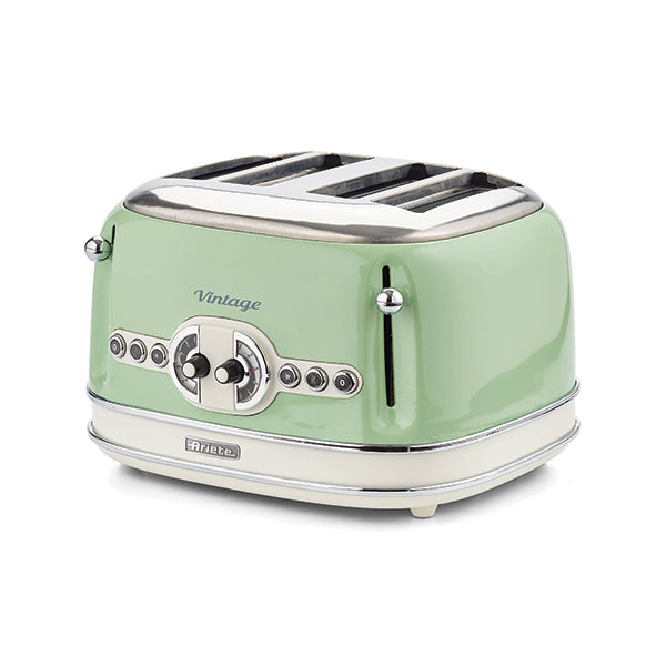 Grille pain 4 fentes Vintage Verde 1630 W Ariete - Mathon
