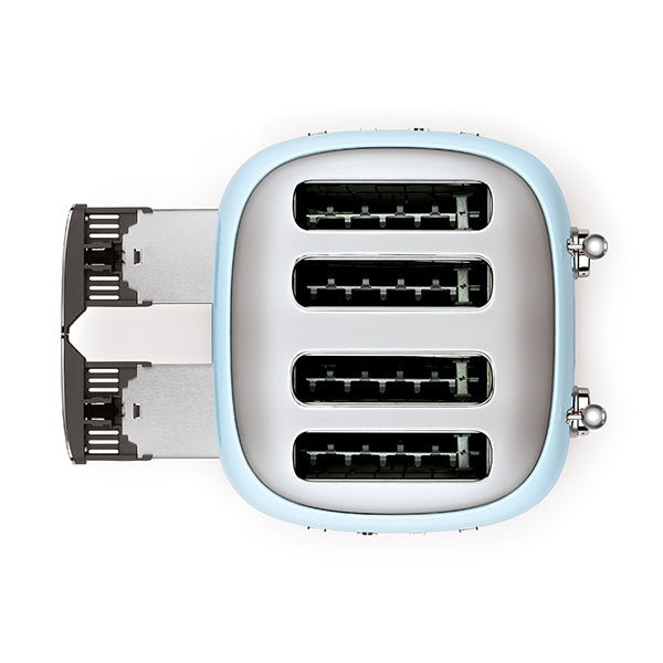 Toaster 4 fentes 2000 W TSF03PBEU bleu azur Smeg - Mathon - 3