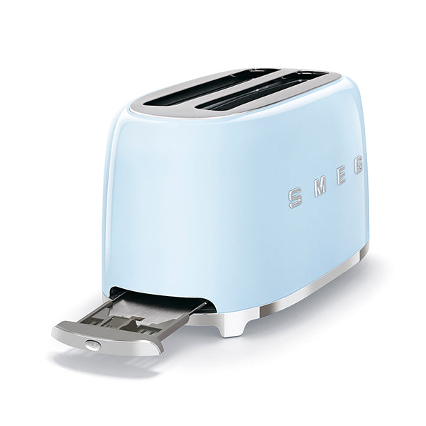 Grille-pain 4 tranches 1500 W TSF02PBEU bleu azur Smeg - Mathon - 2