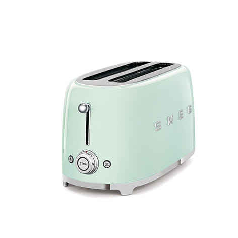 Grille pain 4 tranches 1500 W TSF02PGEU vert d’eau Smeg - Mathon - 1