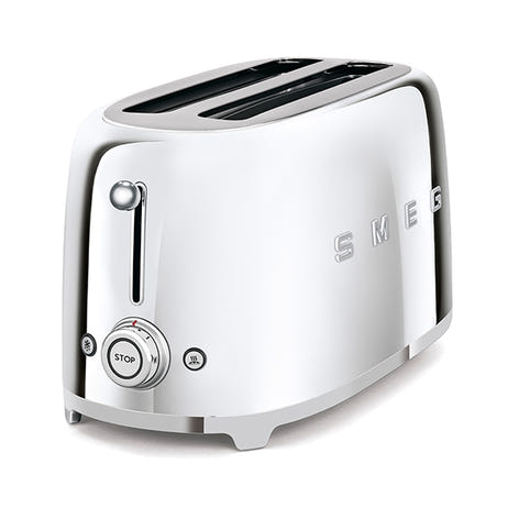 Grille pain 4 tranches 1500 W TSF02SSEU chromé Smeg - Mathon - 1