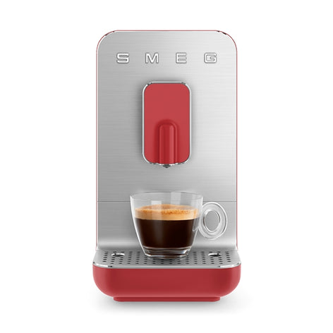Machine à café avec broyeur 1350 W BCC01RDMEU rouge Smeg - Mathon - 2