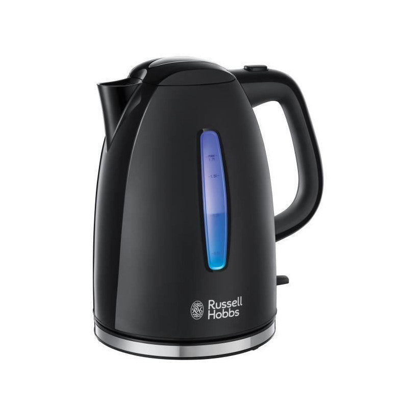 22591-70 - Bouilloire Textures Plus - 1,7l - 2400 W - Noir Russell Hobbs - Mathon - 1