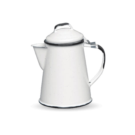 Cafetière expresso 3 4 personnes blanche Graniteware - Mathon - 1