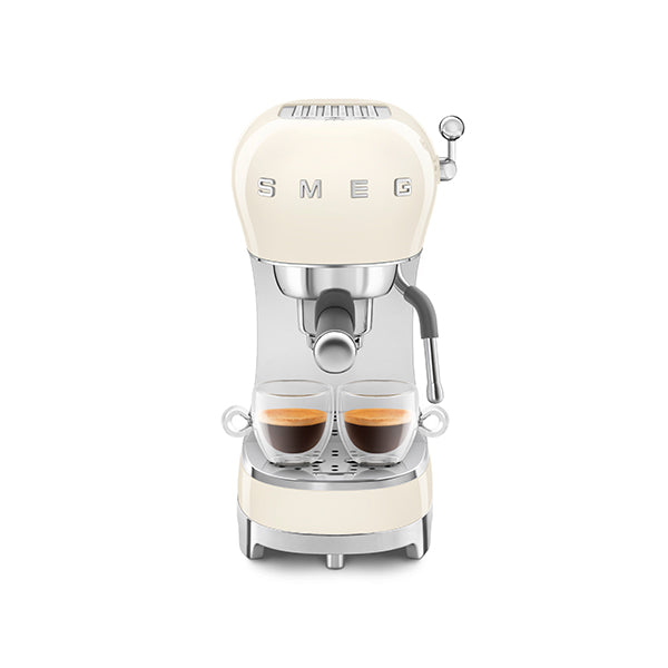 Machine à café expresso 1 L 1350 W ECF02CREU crème Smeg - Mathon - 1