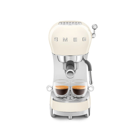 Machine à café expresso 1 L 1350 W ECF02CREU crème Smeg - Mathon - 1