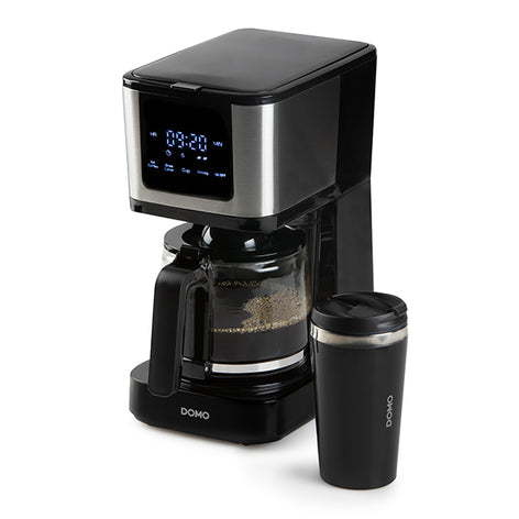 Cafetière avec carafe et mug 900 W DO733K Domo - Mathon - 1