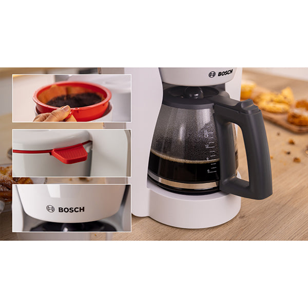 Cafetière filtre électrique MyMoment blanc 1200 W TKA2M111 Bosch - Mathon - 4