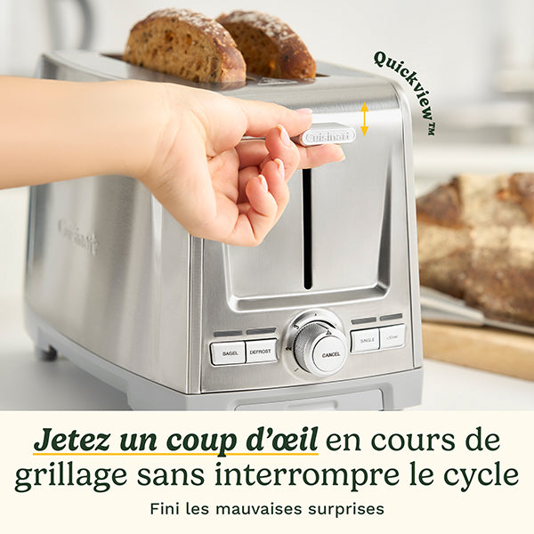 Grille-pain 2 fentes en inox Core Collection CPT1600E Cuisinart - Mathon - 5
