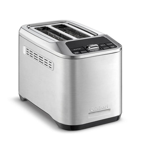 Grille-pain 2 fentes automatique en inox Smart Elite Collection 1000 W CPT525E Cuisinart - Mathon - 1