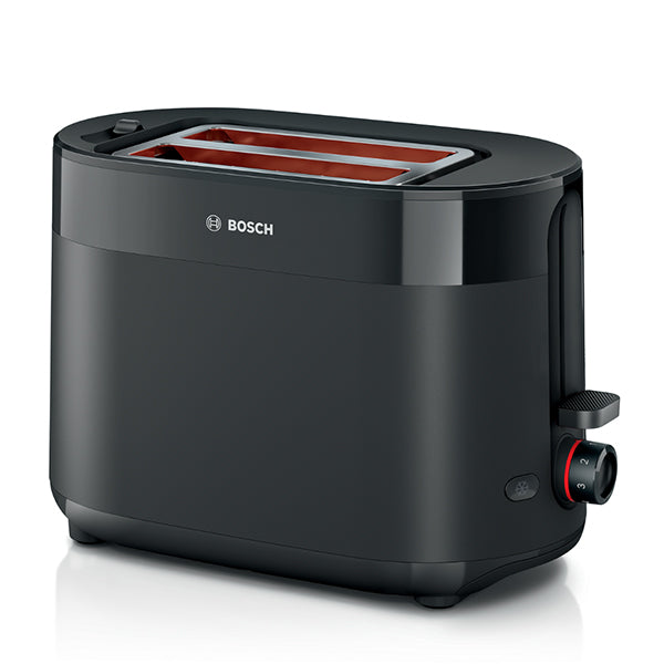 Toaster compact 2 fentes MyMoment noir 950 W TAT2M123 Bosch - Mathon - 1