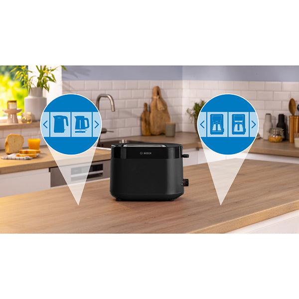 Toaster compact 2 fentes MyMoment noir 950 W TAT2M123 Bosch - Mathon - 9