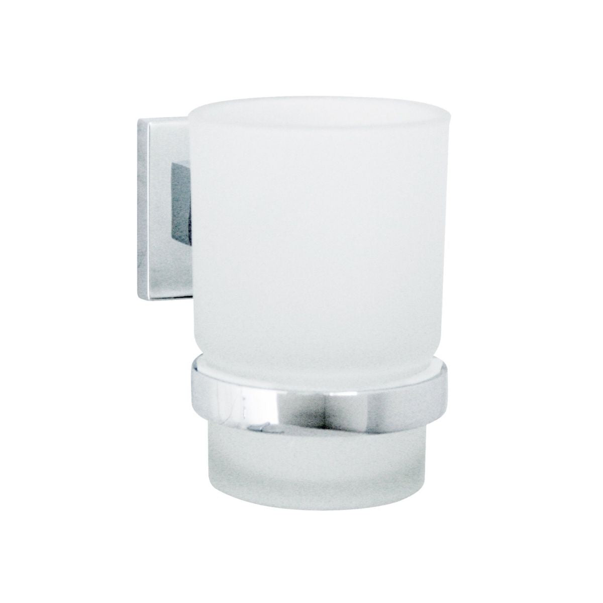 Porte brosse à dents mural gris chromé  Mare Fackelmann - Mathon - 1