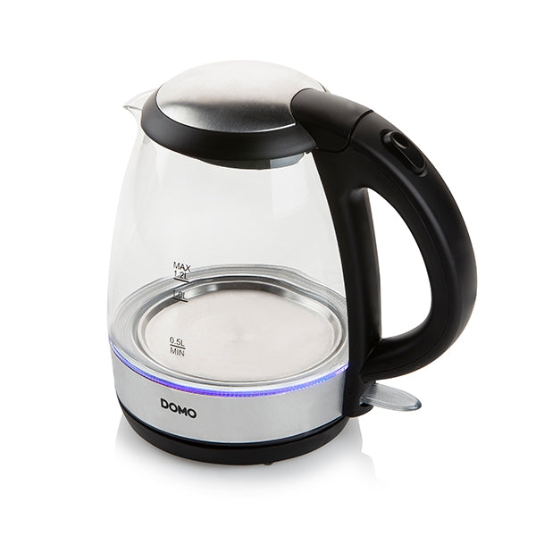 Bouilloire en verre led bleu 2200 W Domo - Mathon - 1