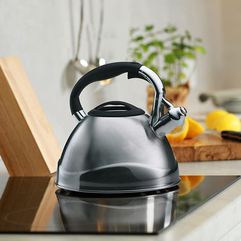 Bouilloire en inox 3 L Varus gris Kela - Mathon - 2
