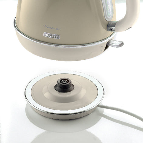 Bouilloire électrique Vintage Beige 1 L 1630 W 2868 Ariete - Mathon - 2