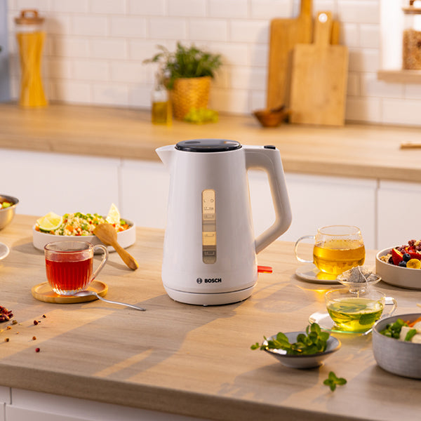 Bouilloire électrique MyMoment blanc 1,7 L 2400 W TWK1M121 Bosch - Mathon - 2
