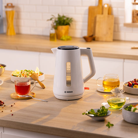 Bouilloire électrique MyMoment blanc 1,7 L 2400 W TWK1M121 Bosch - Mathon - 2