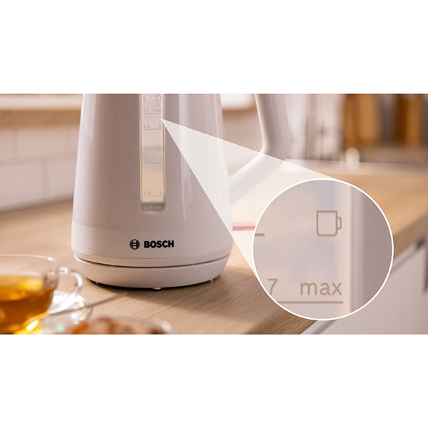 Bouilloire électrique MyMoment blanc 1,7 L 2400 W TWK1M121 Bosch - Mathon - 5