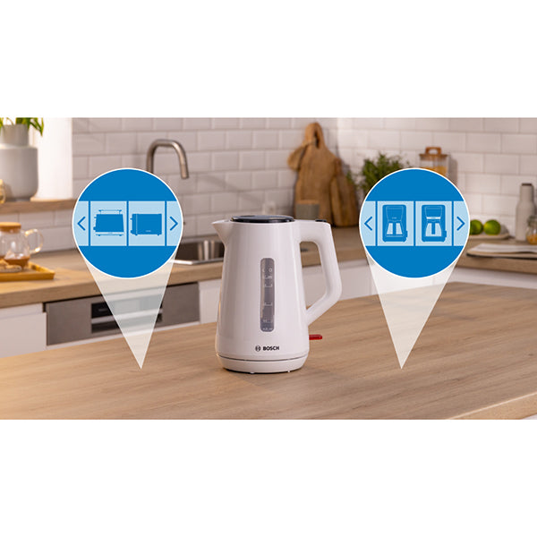 Bouilloire électrique MyMoment blanc 1,7 L 2400 W TWK1M121 Bosch - Mathon - 8
