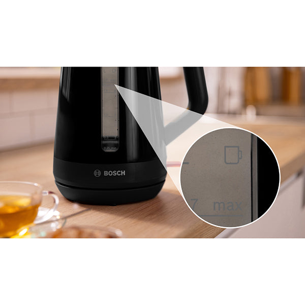 Bouilloire électrique MyMoment noir 1,7 L 2400 W TWK1M123 Bosch - Mathon - 5