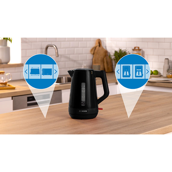 Bouilloire électrique MyMoment noir 1,7 L 2400 W TWK1M123 Bosch - Mathon - 8