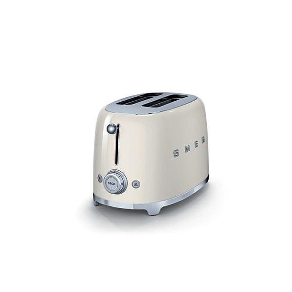 Toaster 2 fentes 950 W TSF01CREU crème Smeg - Mathon - 1