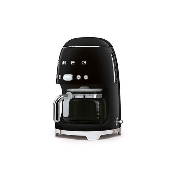 Machine à café filtre noir 10 tasses 1050 W DCF02BLEU Smeg - Mathon - 1
