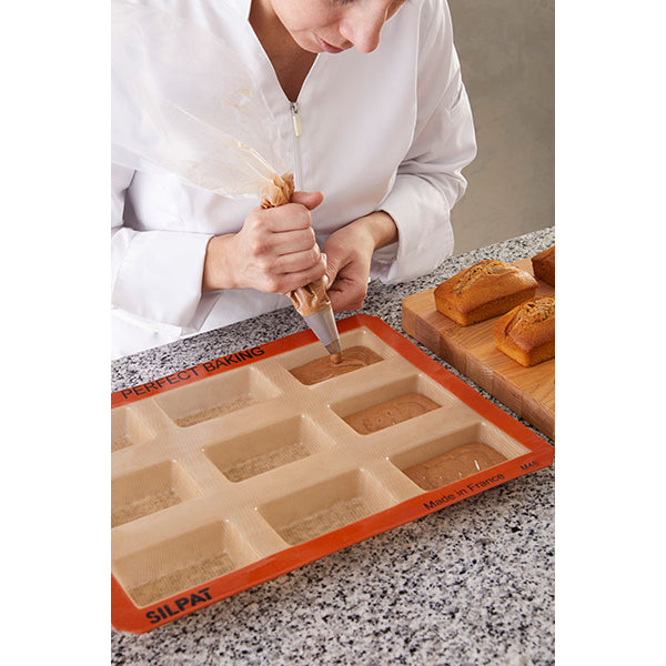 Plaque de 9 empreintes mini-cakes Silpat - Mathon - 4