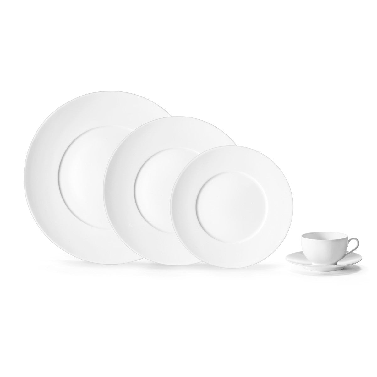 Envie Blanc - Assiette plate 27.5 cm (lot de 6) Médard de Noblat - Mathon - 2