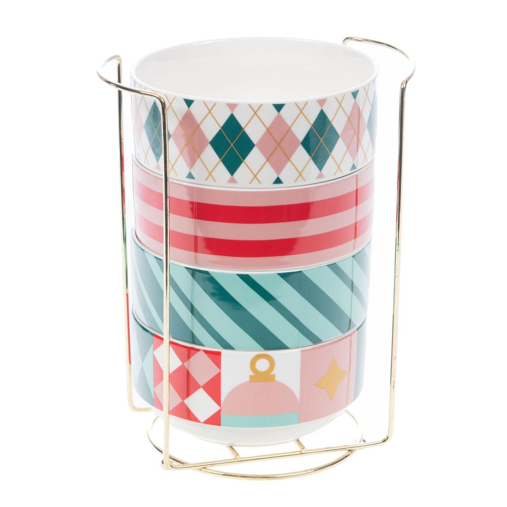 Coffret 4 bols Santa Amadeus - Mathon - 1