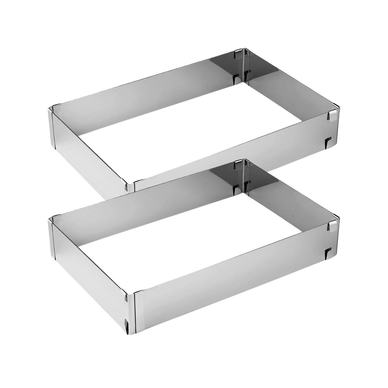 Ensemble de 2 Cadres à gâteau réglable 27 à 52 cm Zenker Smart Pastry Zenker - Mathon - 1