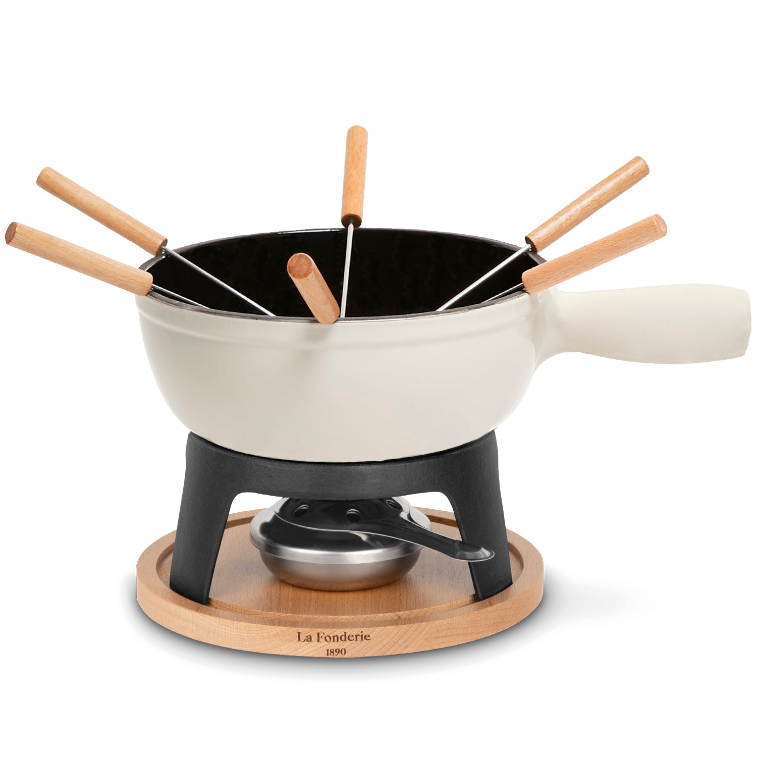 Set à fondue en fonte 6 personnes - MONT BLANC La Fonderie - Mathon - 1