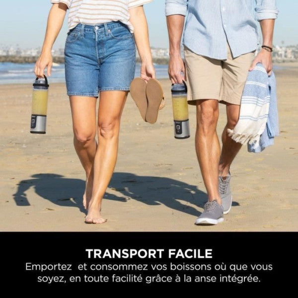 Blender  Portable - Ninja Blast - Bc151eubk - Bol 530 Ml - Autonomie 2 Ninja - Mathon - 2