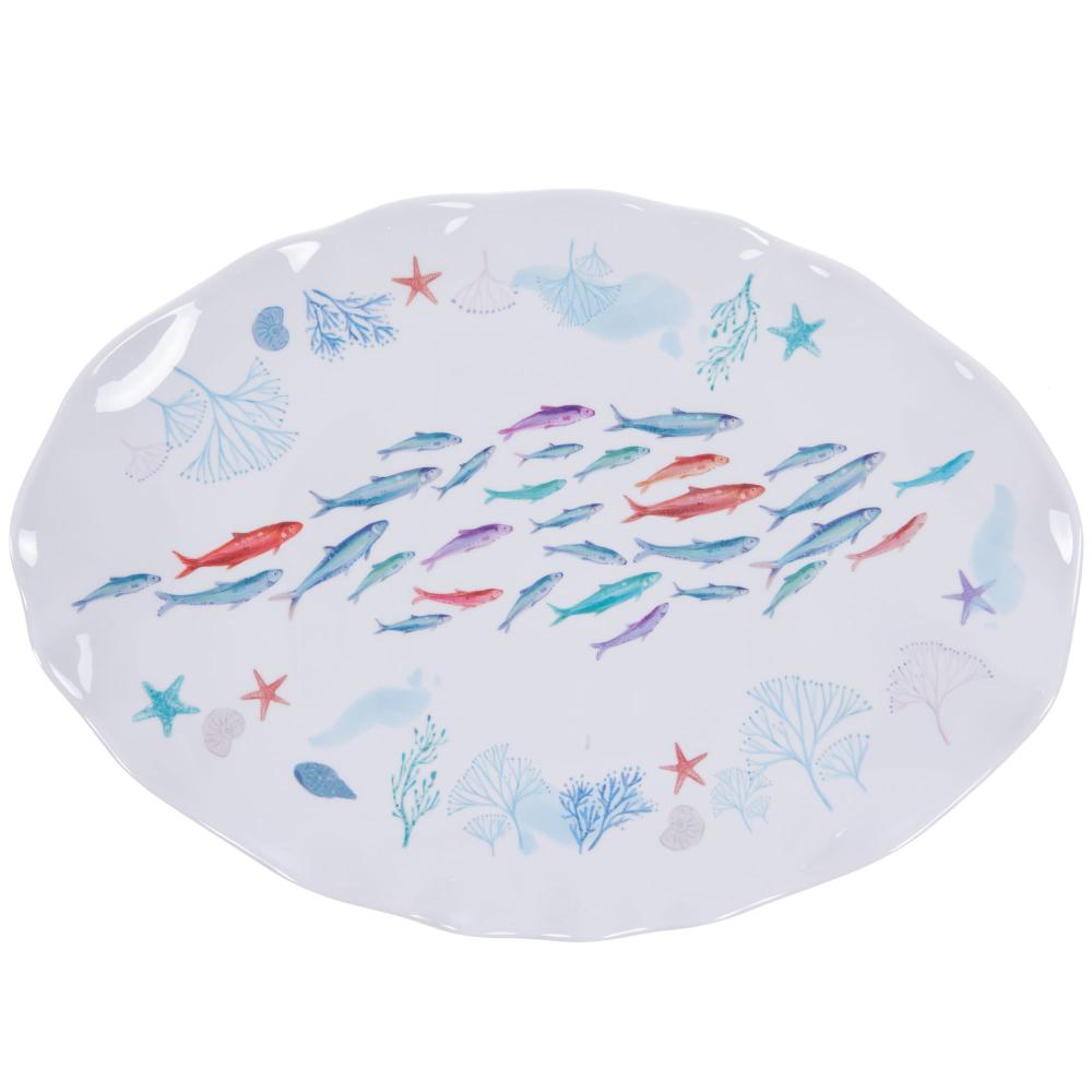 Plat ovale isao 40X30 cm Amadeus - Mathon - 1